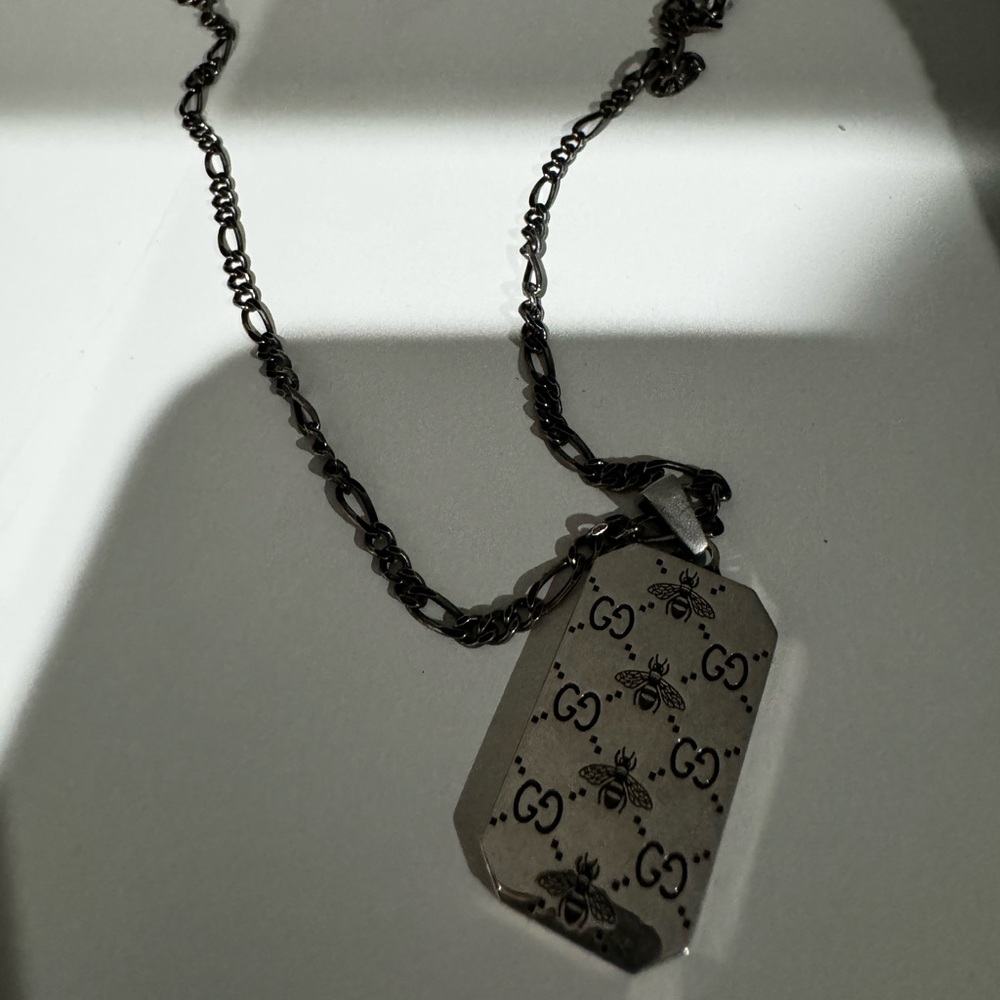 GUCCI dog tag necklace - Picture 4 of 4